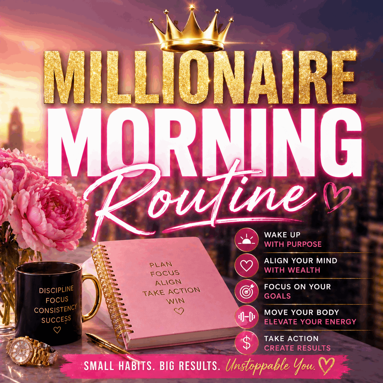 MILLIONAIRE MORNING ROUTINE ✨