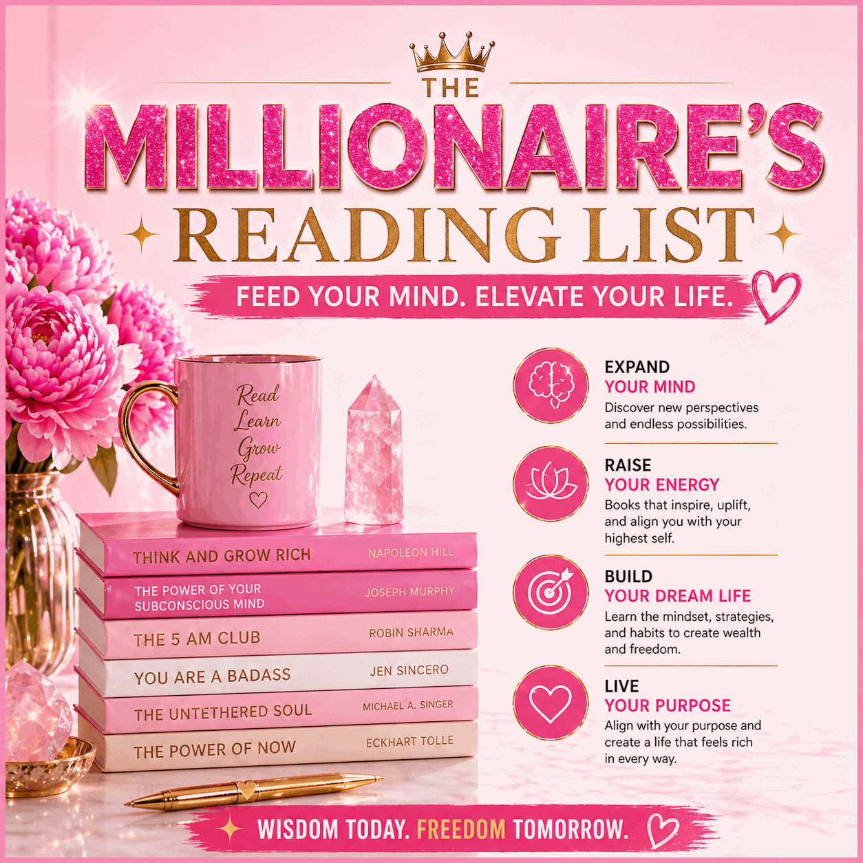 THE MILLIONAIRE’S READING LIST ✨