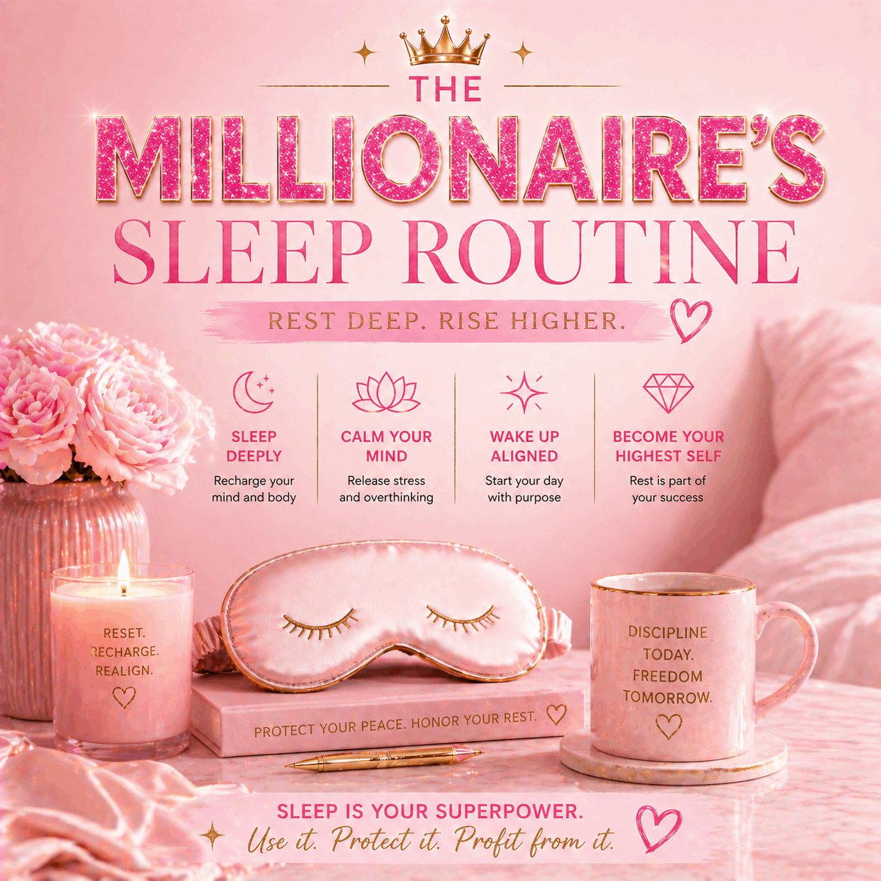 THE MILLIONAIRE’S SLEEP ROUTINE ✨