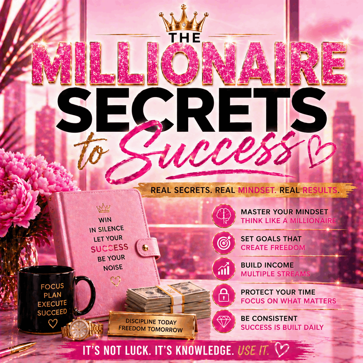 THE MILLIONAIRE SECRETS TO SUCCESS ✨