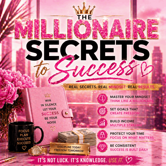 THE MILLIONAIRE SECRETS TO SUCCESS ✨